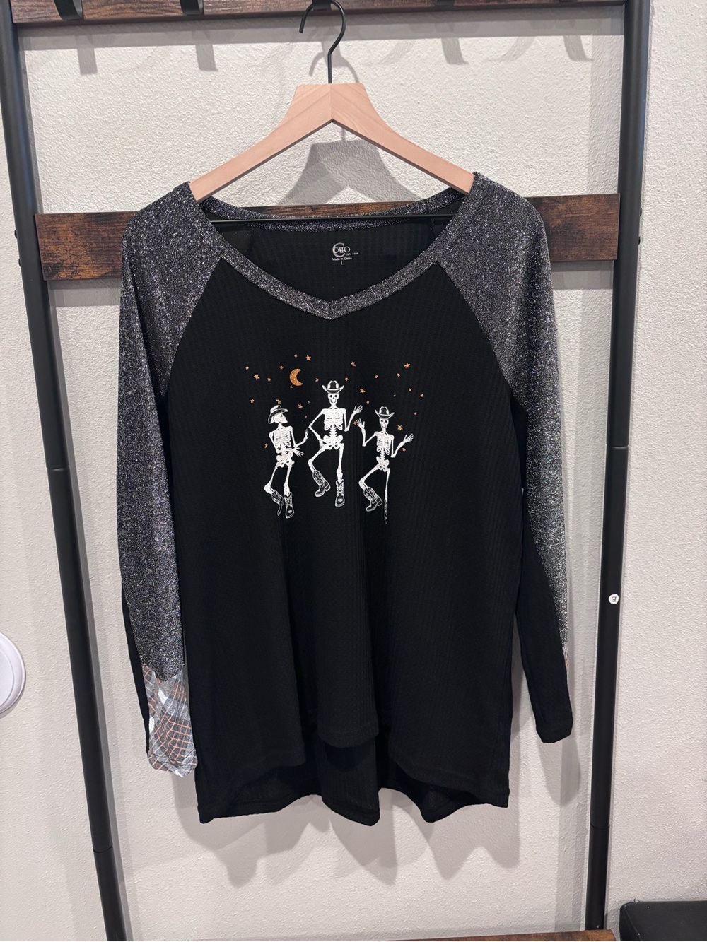 Cato line dancing skeletons Size large